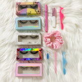 False Eyelashes Vaious Styles With CARLINA Gift